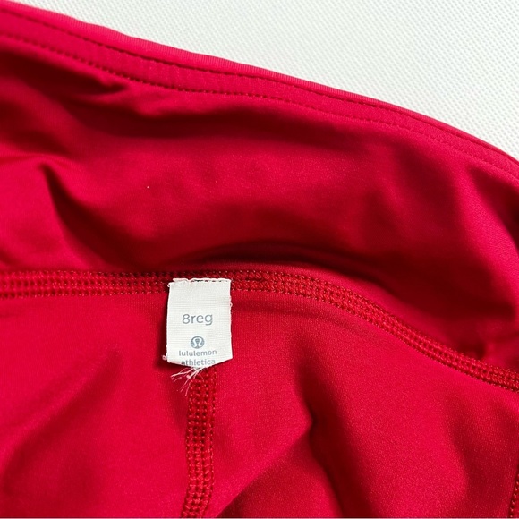 Lululemon Run Pace Setter Skirt Size 8 4-way Stretch (Regular) Multicolored Red - Picture 13 of 16